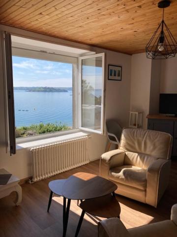 Roscanvel: Duplex Dans Maison Vue Mer Exterior foto